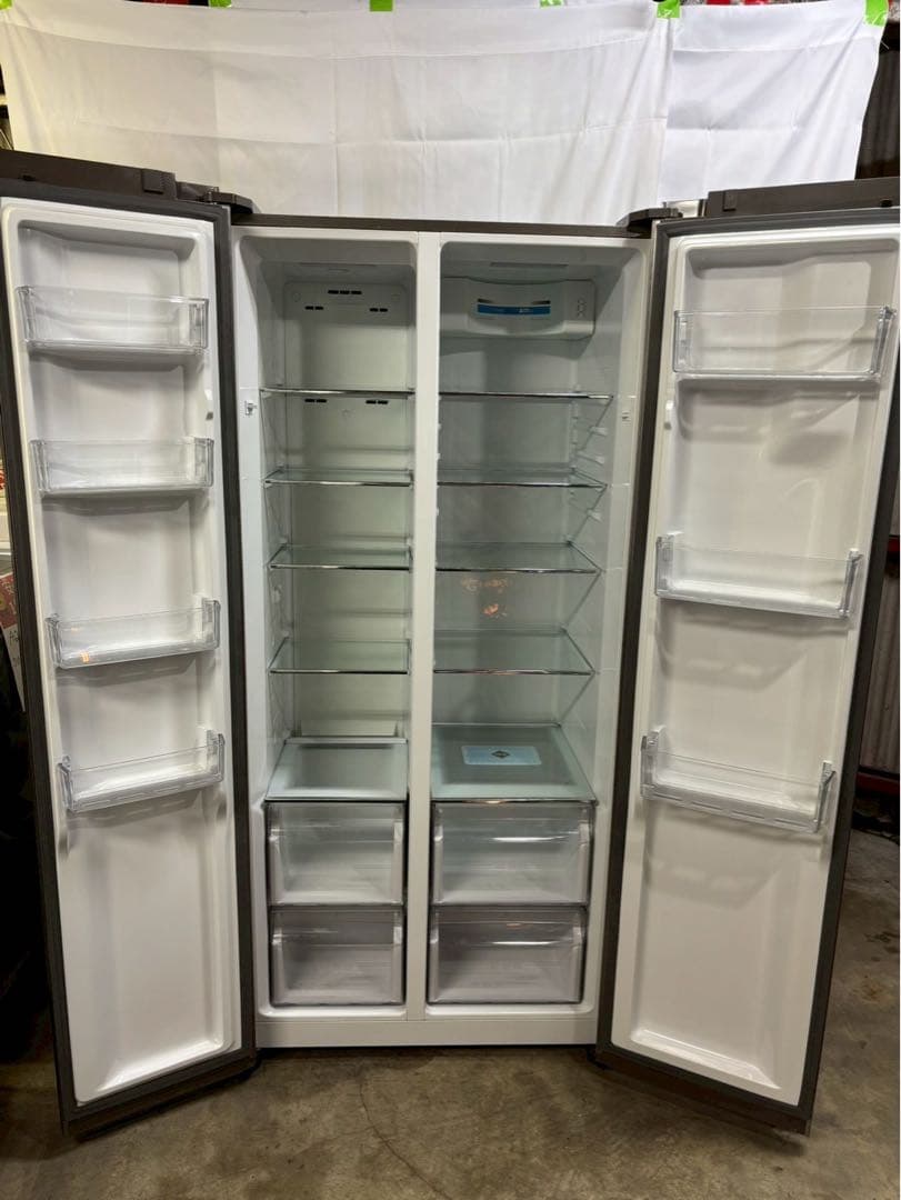 AQUA 冷蔵庫 AQR-SBS45H 2018年製 449L 観音開き