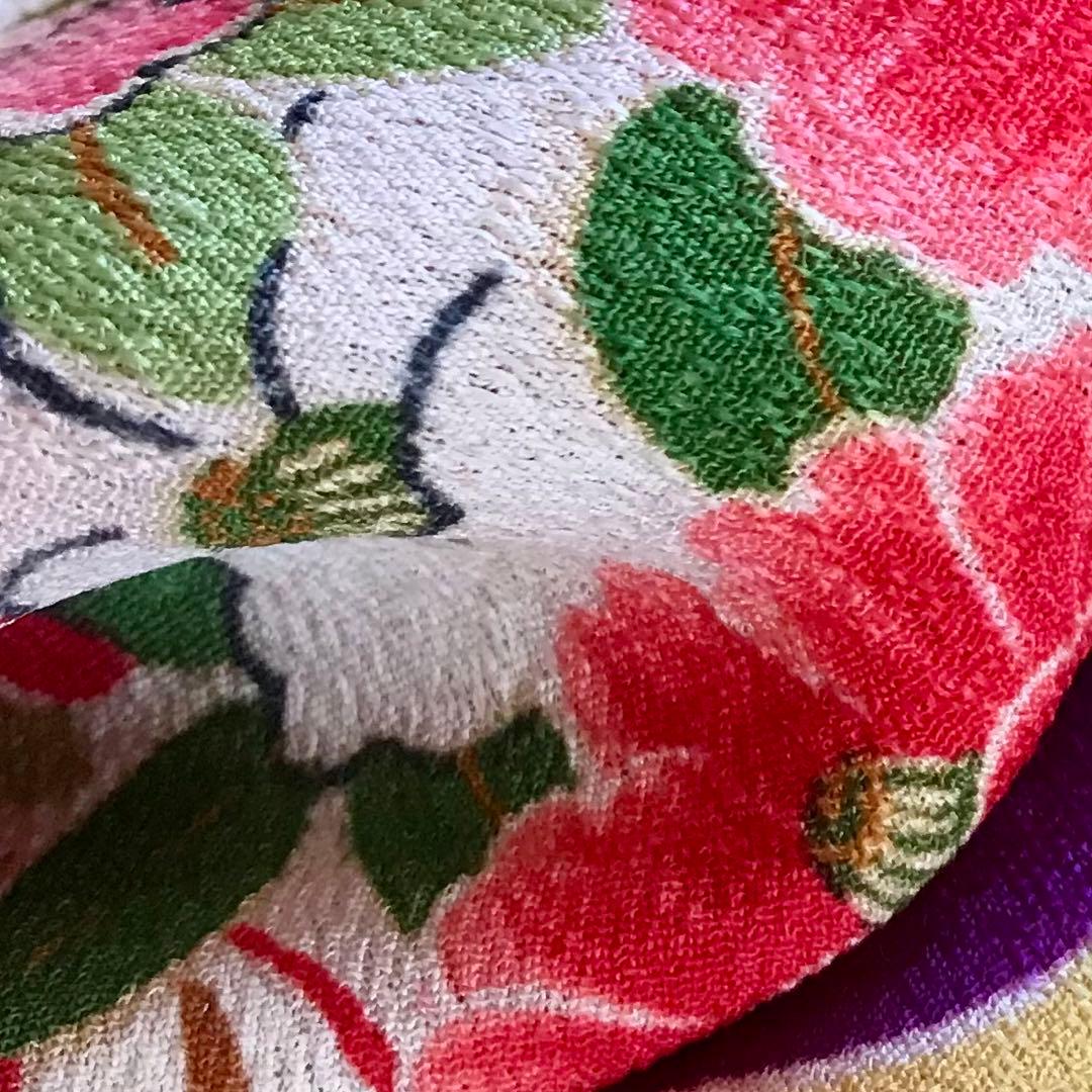 正絹 アンティーク着物 女の子 七五三 ◇花車 扇 雲取り 古典柄