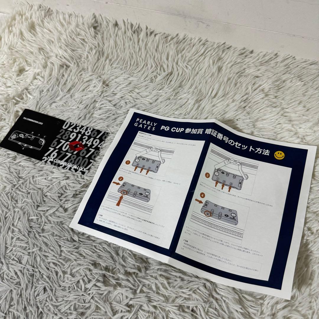 新品未使用✨PEARLYGATES パーリーゲイツ　キャリーケース　ネイビー