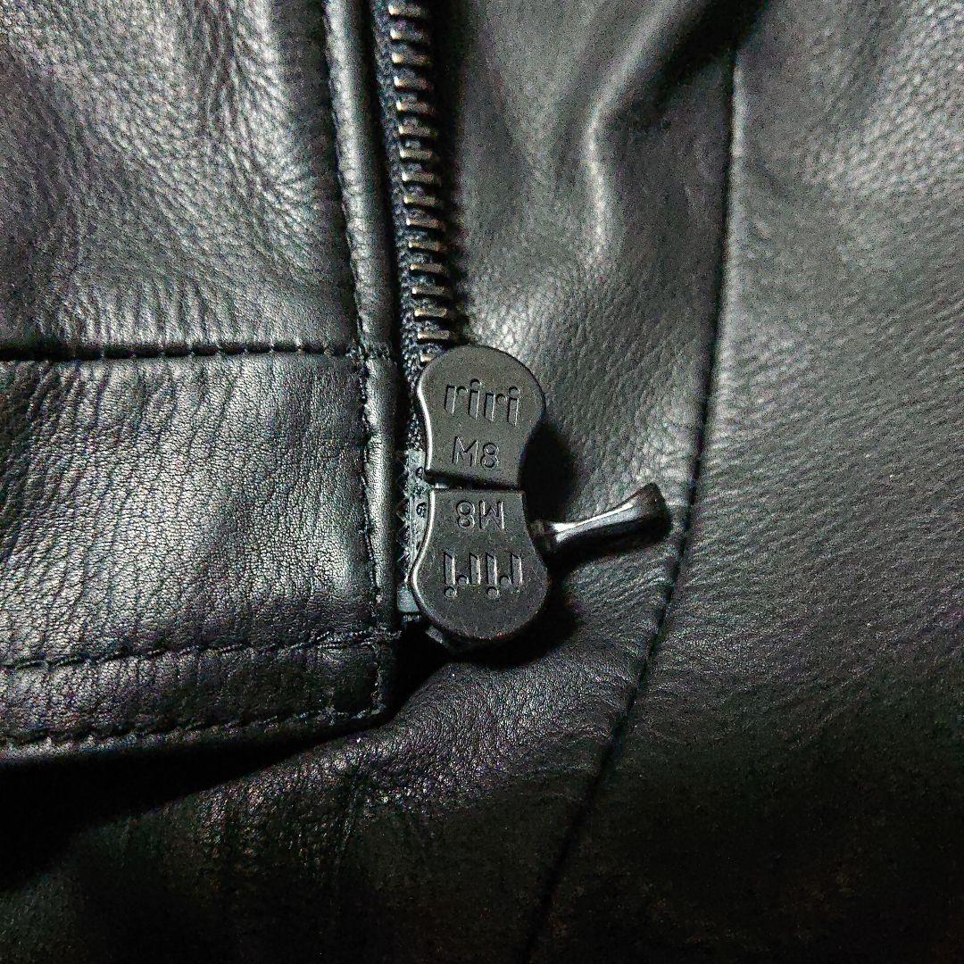 SHELLAC カウレザーライダースジャケット ラビットファー特別仕様【超美品】