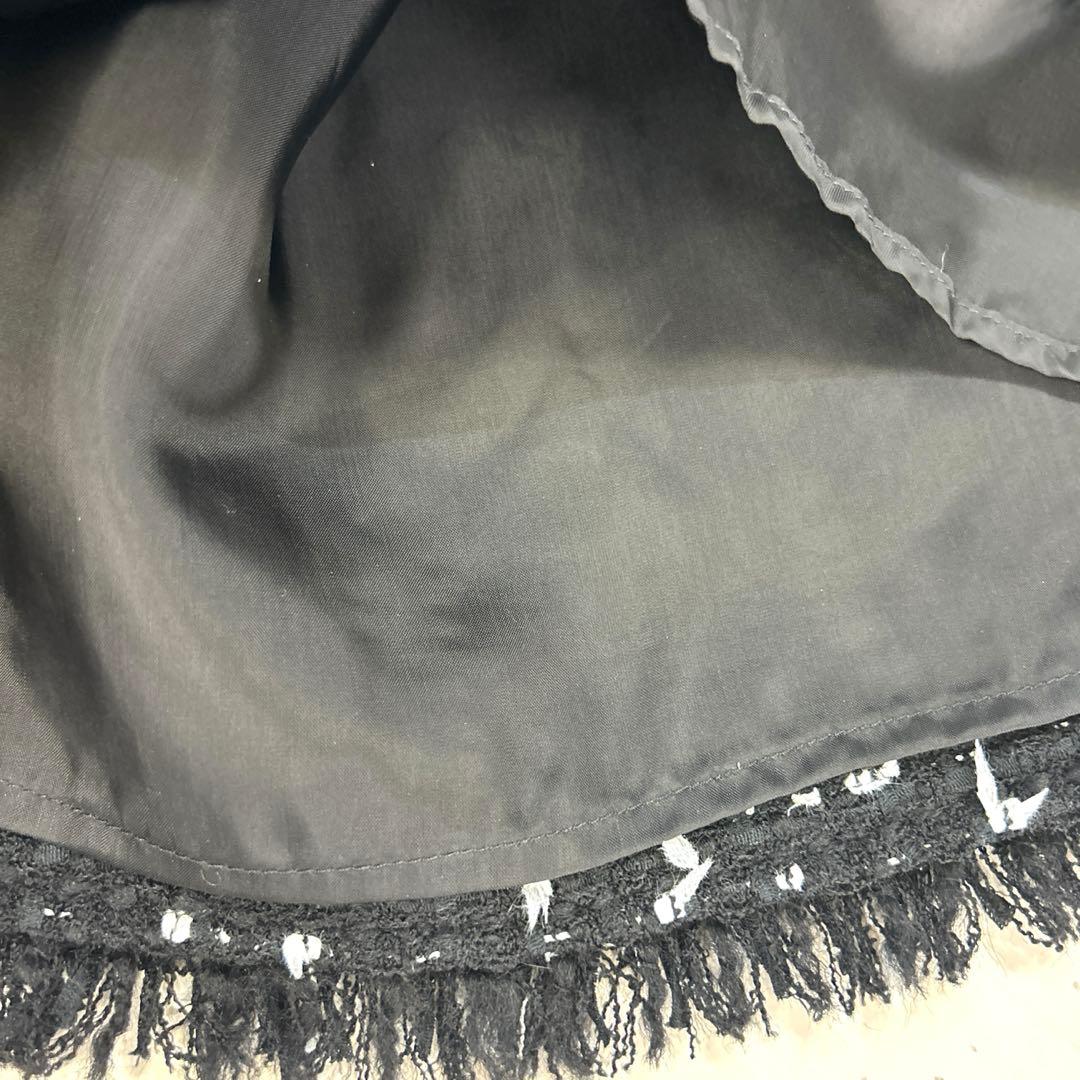 PAULE KA ツイードひざ丈スカート 40