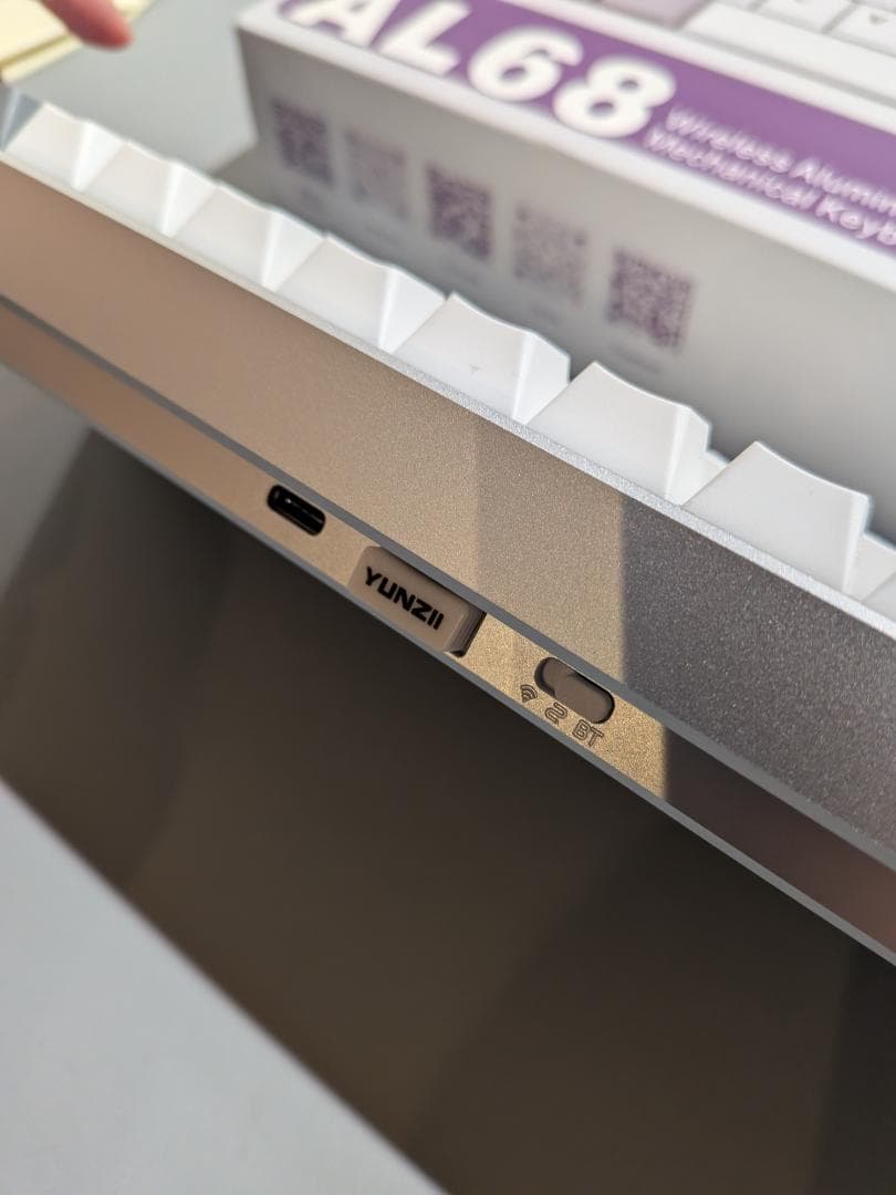 YUNZII AL68 ココアクリームV2スイッチ