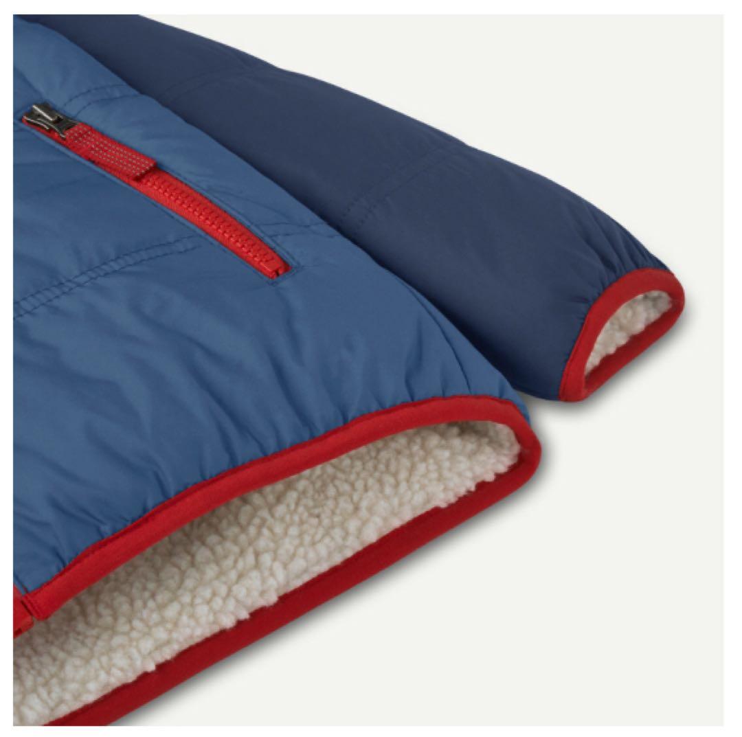 【新品】パタゴニア　ベビー　リバーシブル　トリブルズ　フーディ　3T 95cm