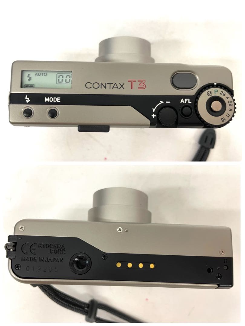 CONTAX コンタックス T3 前期型 コンパクトフィルムカメラ シルバー