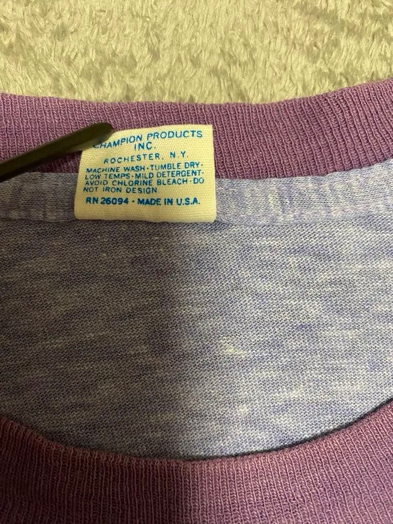 断シャリ　極上70s Champion チャンピオンバータグ リンガーT