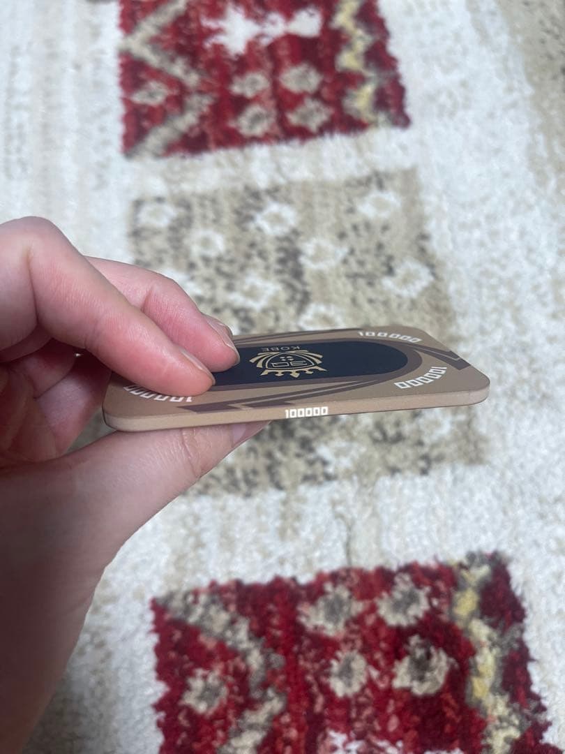 ポーカー チッププラーク高額チップ長方形 (100万20枚)