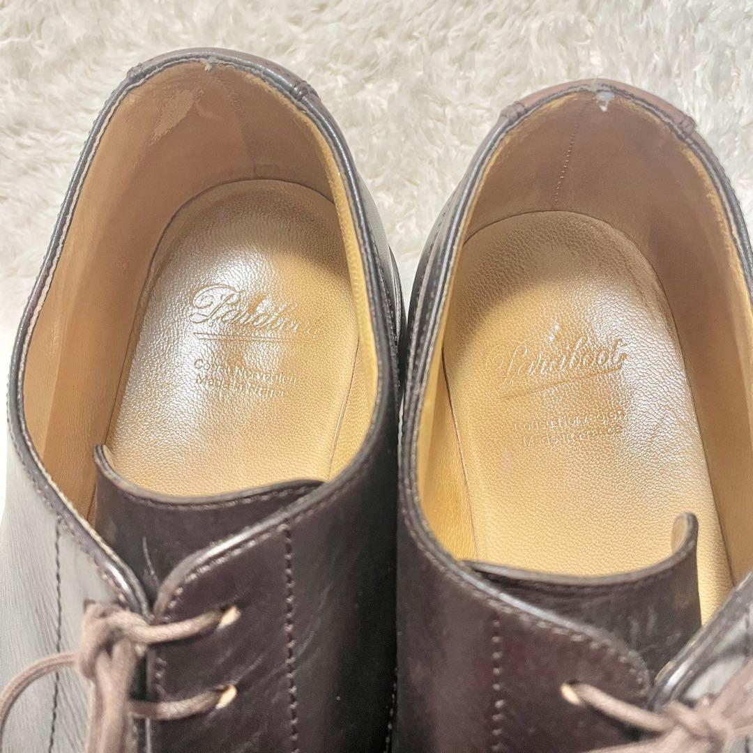 箱付き Paraboot パラブーツ シャンボード Uチップ 9.5 ブラウン