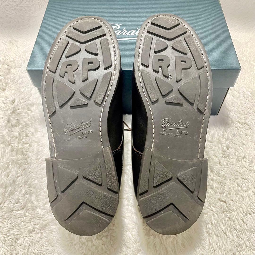 箱付き Paraboot パラブーツ シャンボード Uチップ 9.5 ブラウン