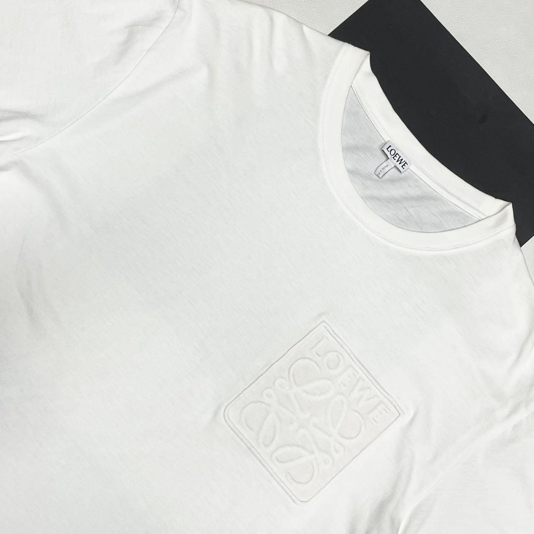 美品 LOEWE ロエベ アナグラム Tシャツ エンボス加工 Mサイズ