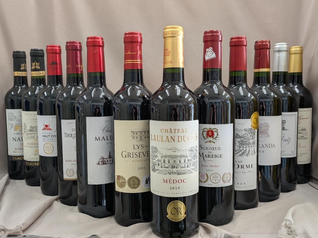 オーメドック,メドック含むボルドー金賞などAO　赤セレクション 12本セット