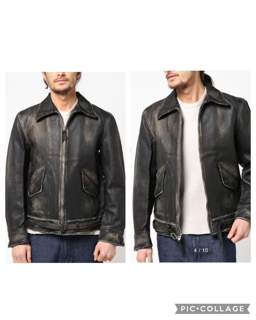 Schott CUSTOM TRUCKER JACKET ビンテージ加工 S