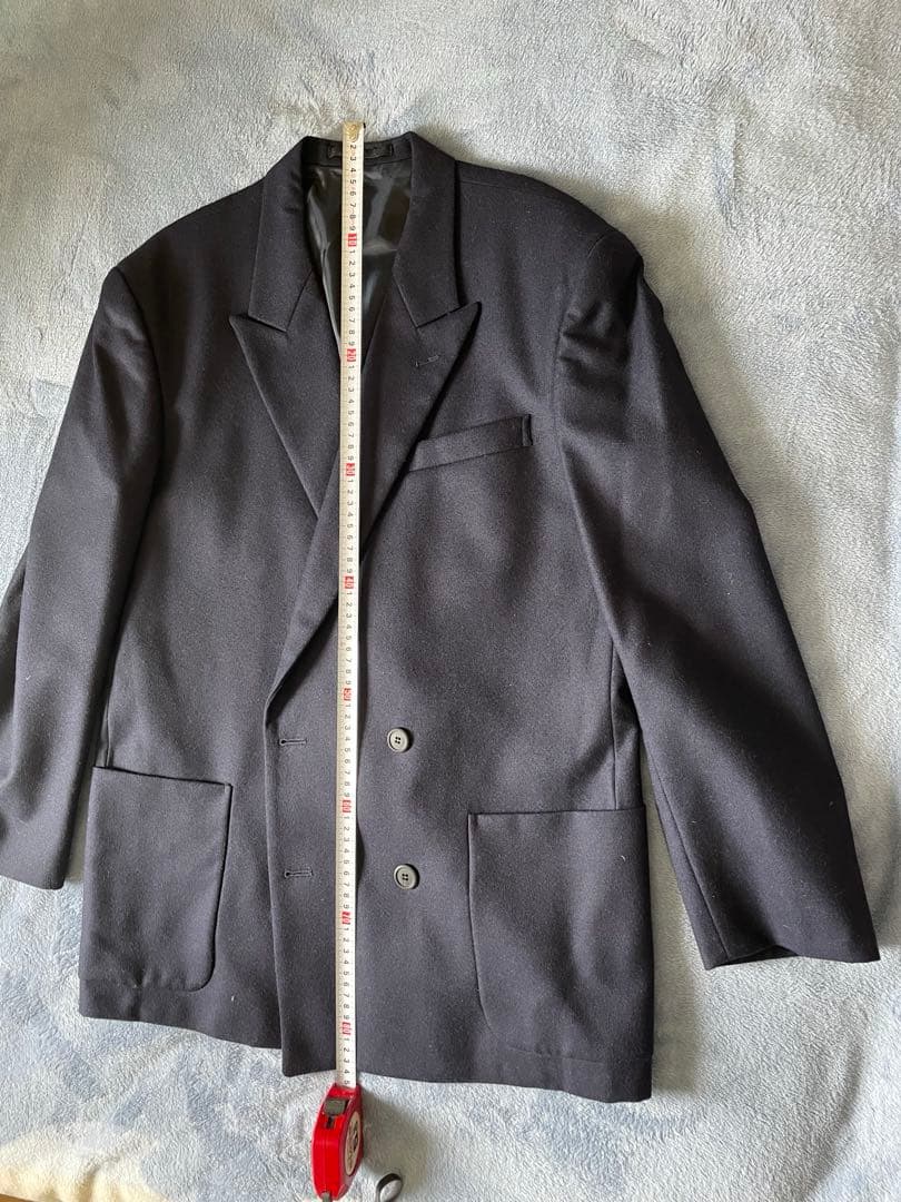 レアJR東海制服Yohji Yamamoto ダブルブレストスーツジャケット上下