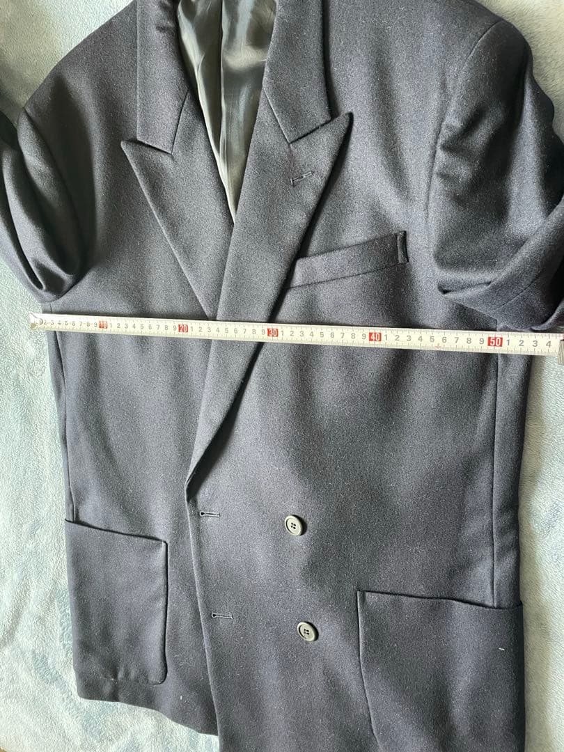 レアJR東海制服Yohji Yamamoto ダブルブレストスーツジャケット上下