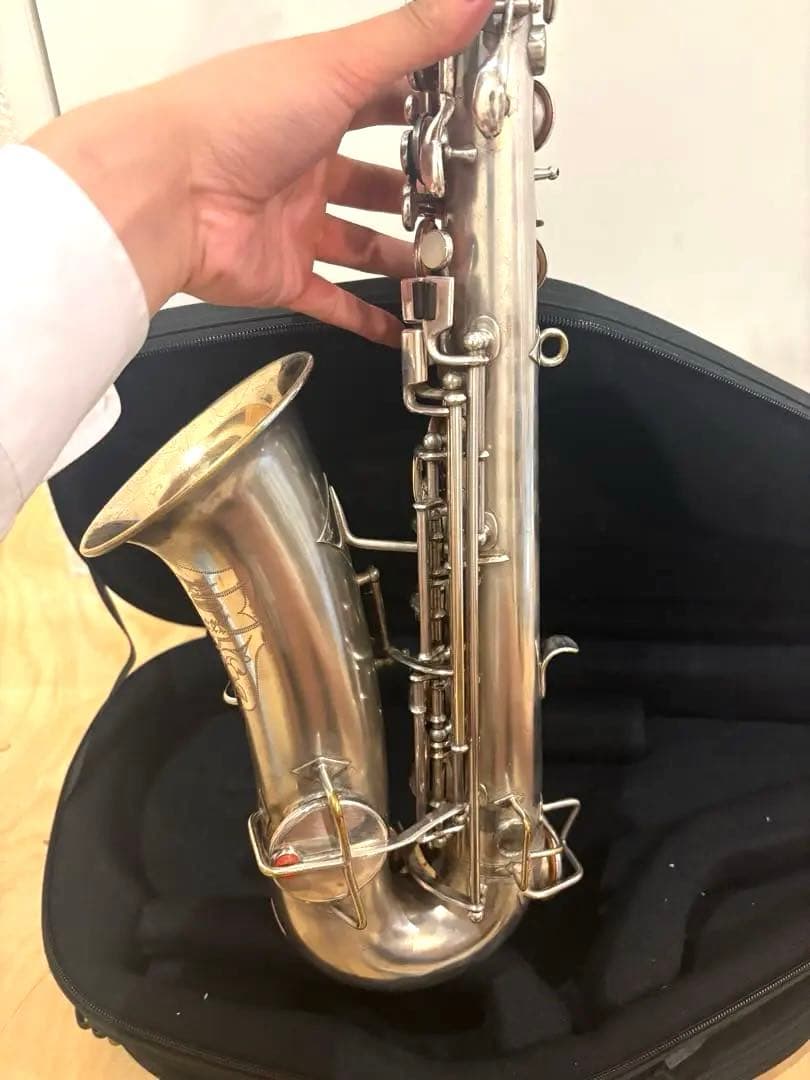 最終値下‼️ Buescher ブッシャー　ビンテージ　シルバー　アルトサックス