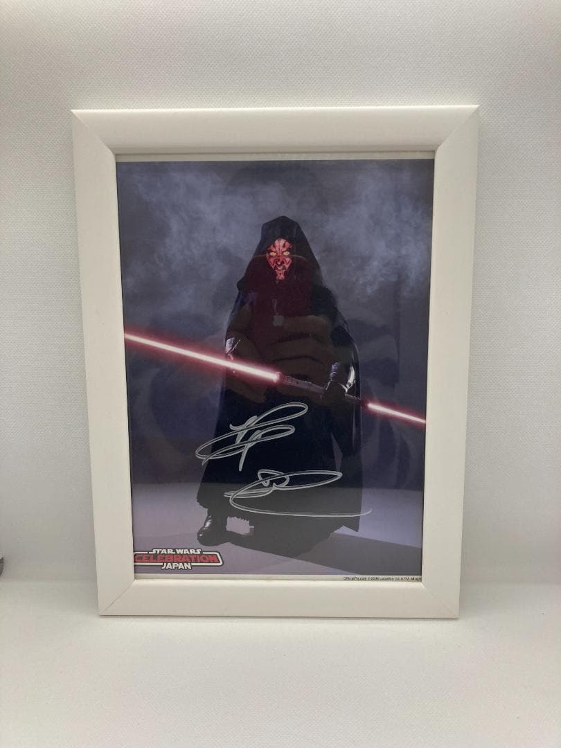 スターウォーズ　ダースモール役　レイパーク氏　直筆サイン