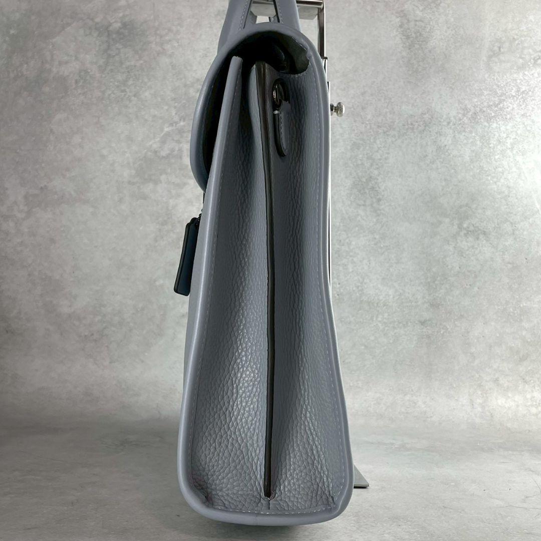 タグ付新品 ゴッサム 2way ポートフォリオ ビジネス A4可 レザー グレー