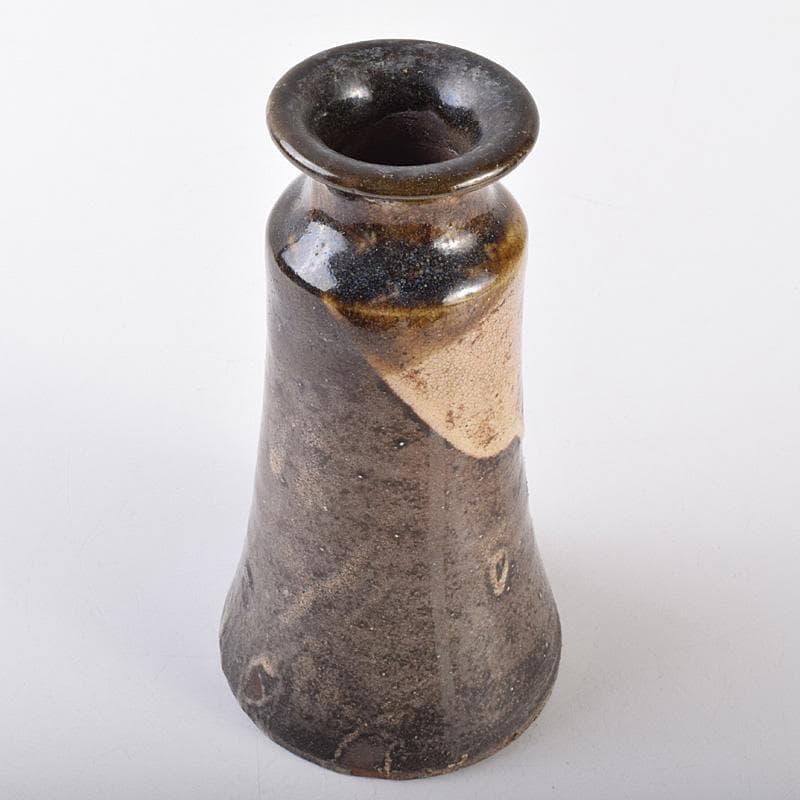 瀬戸焼　古瀬戸　織部　筒瓶　花瓶　時代箱　V　R7607