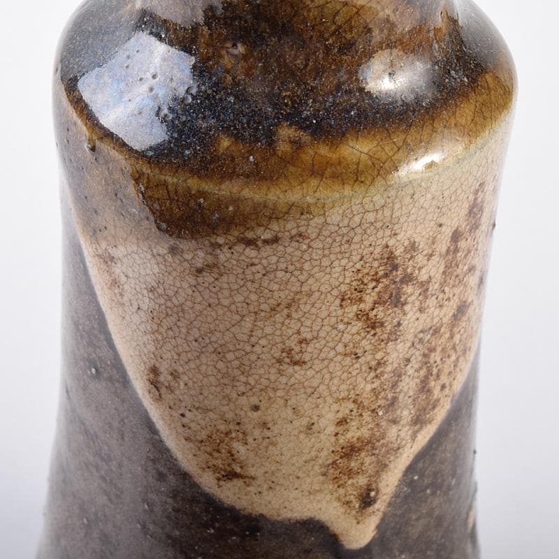 瀬戸焼　古瀬戸　織部　筒瓶　花瓶　時代箱　V　R7607