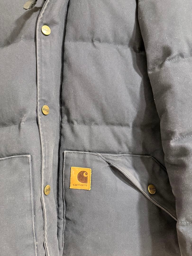 Carhartt ネイビー ダウンジャケット Lサイズ
