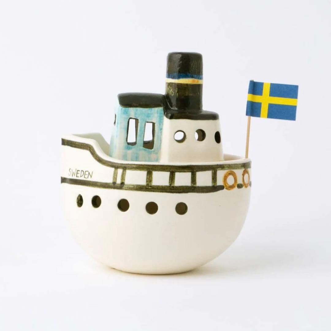 新品 リサラーソン グスタフスベリ ボート