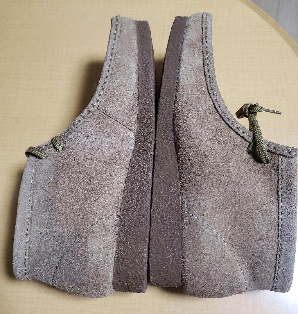 未使用 クラークス ワラビー レザー スエード シューズ 26.5cm