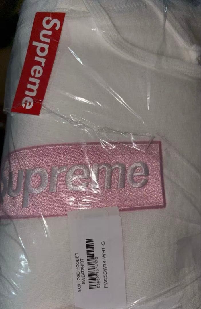 トップス Supreme Box Logo Hooded Sweatshirt White