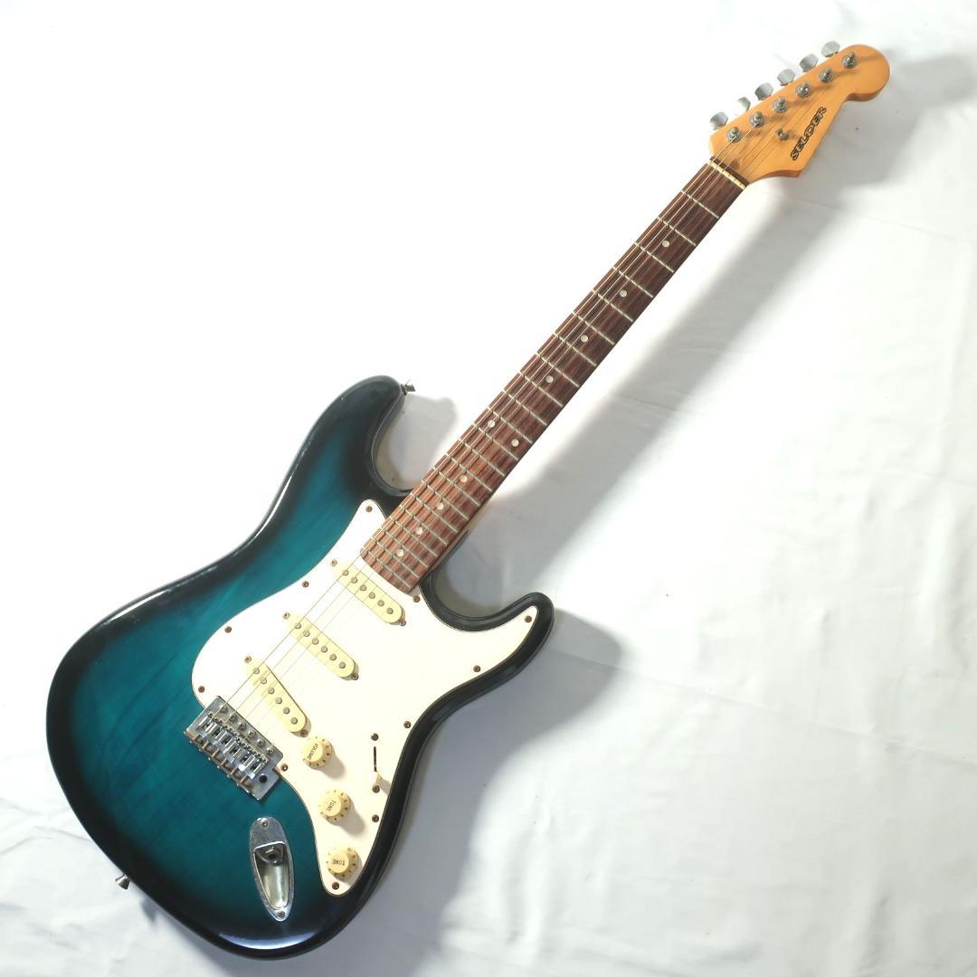 SELDER ストラトタイプ エレキギター ブルー