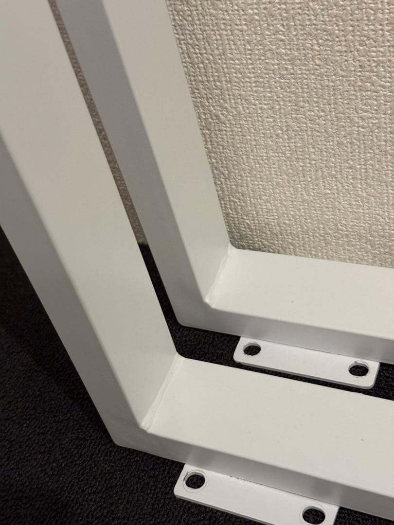 Kanademono ラバーウッドデスク180x80 白脚