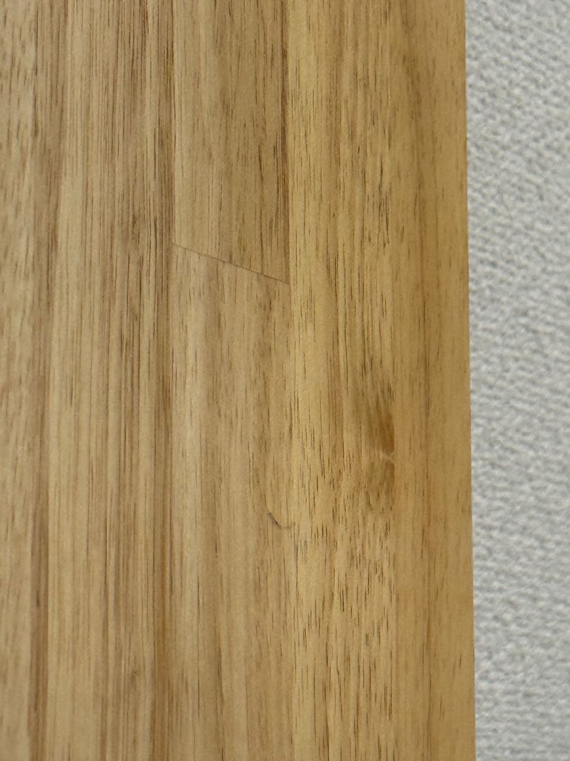 Kanademono ラバーウッドデスク180x80 白脚