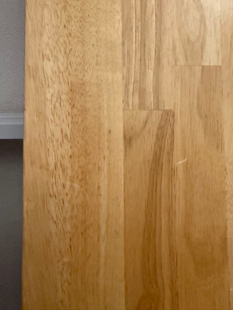 Kanademono ラバーウッドデスク180x80 白脚