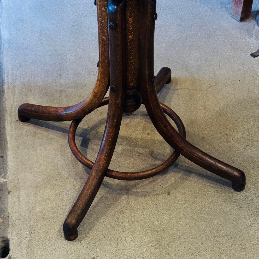 1920s Fischel ベントウッド 昇降式ハイチェア (チェコ製)