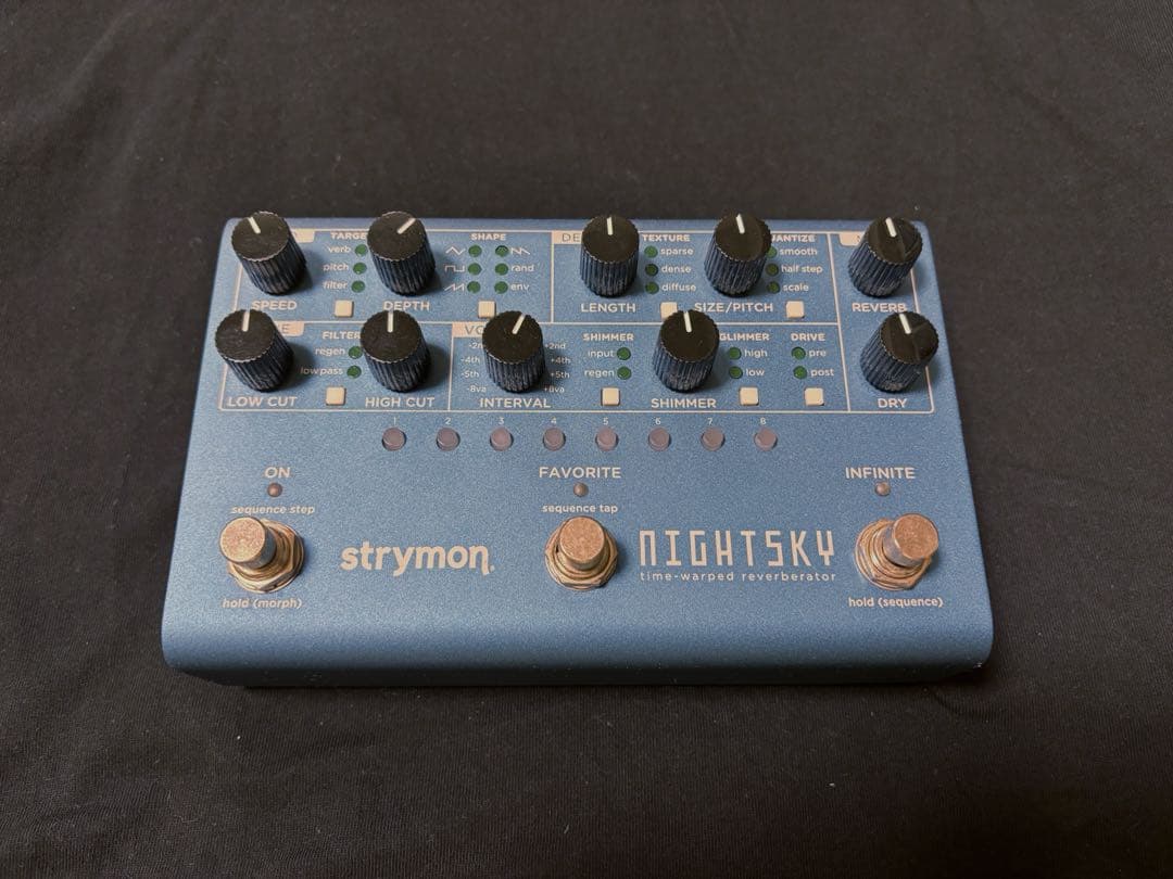 strymon nightsky リバーブ