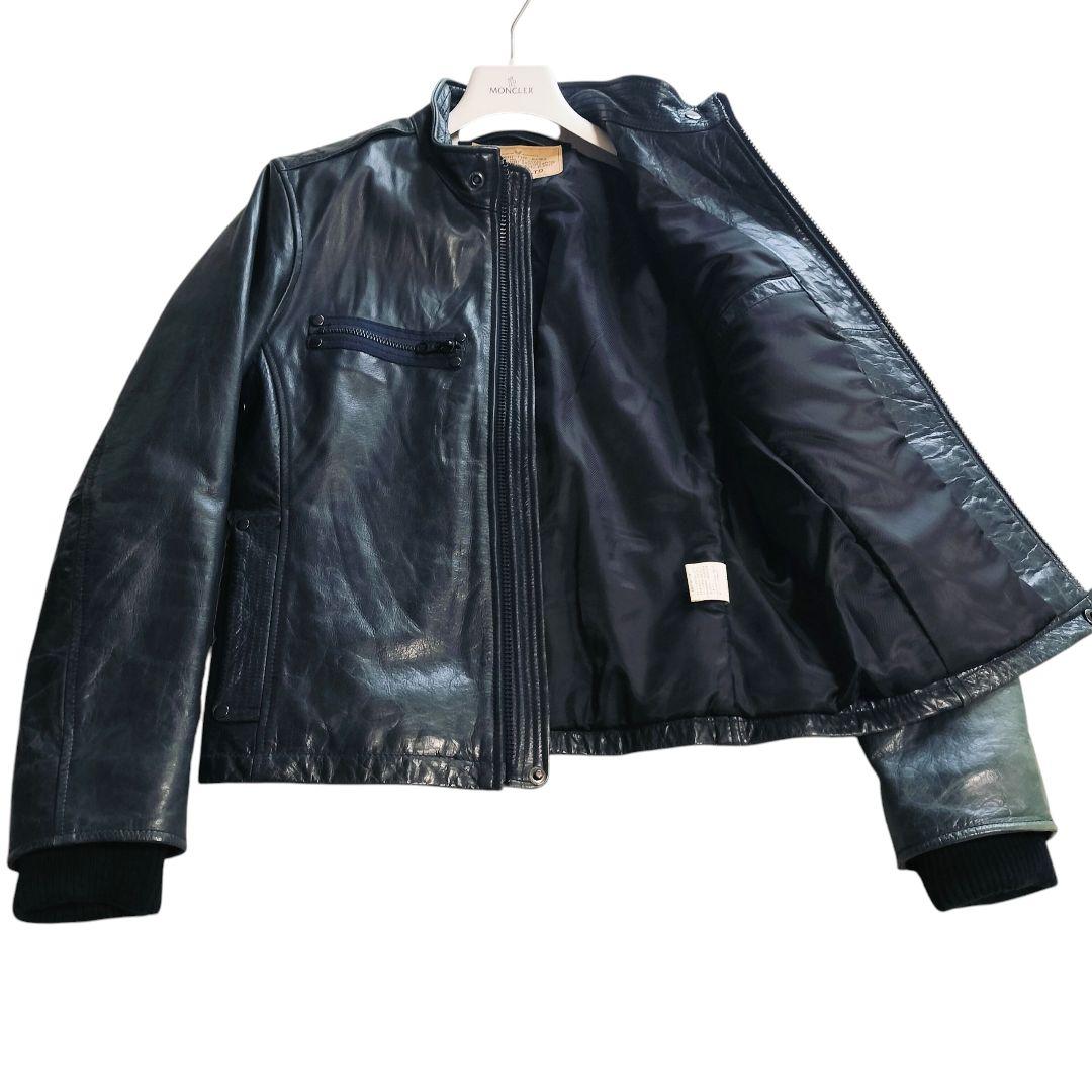 【希少カラー✨】AVIREX アヴィレックス レザージャケット グリーン牛革