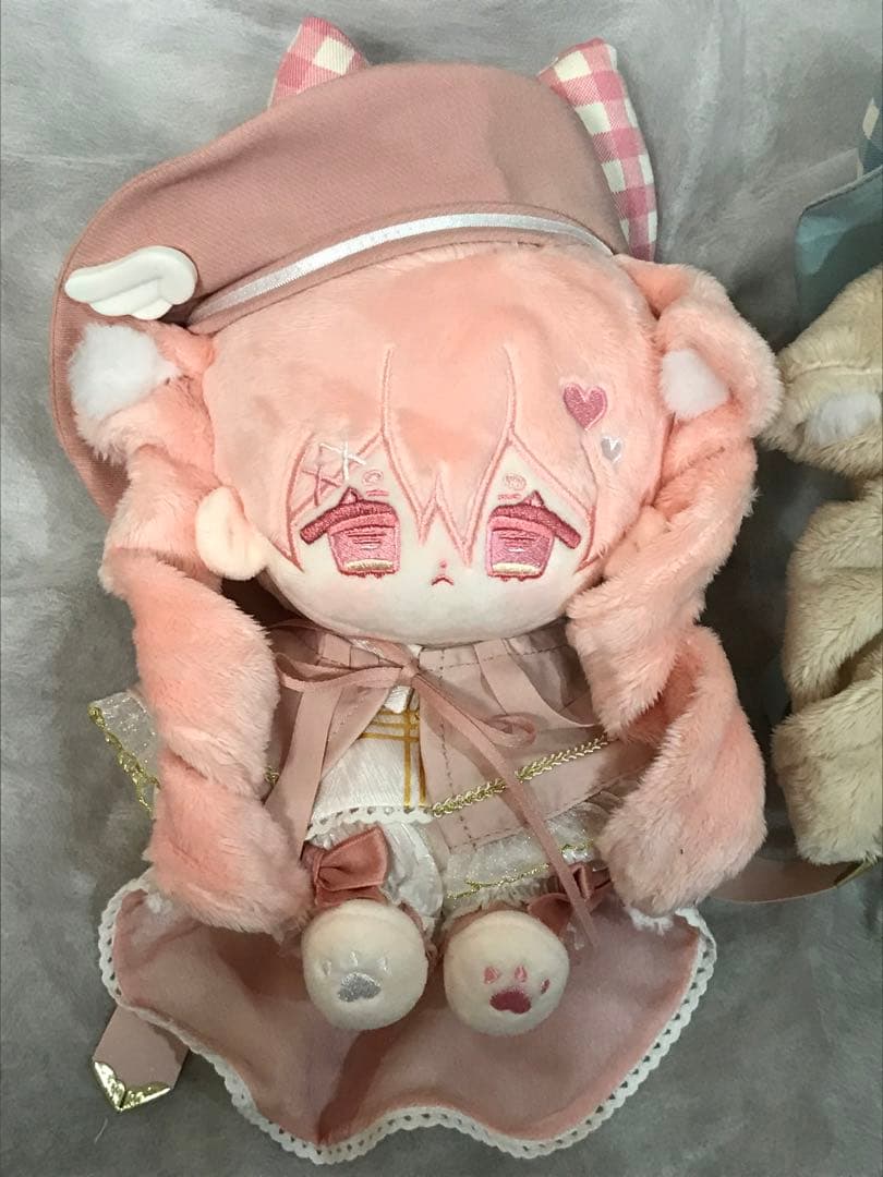 着せ替えぬいぐるみ　無属性ぬいぐるみ　ピンク　ブルー　ミネ