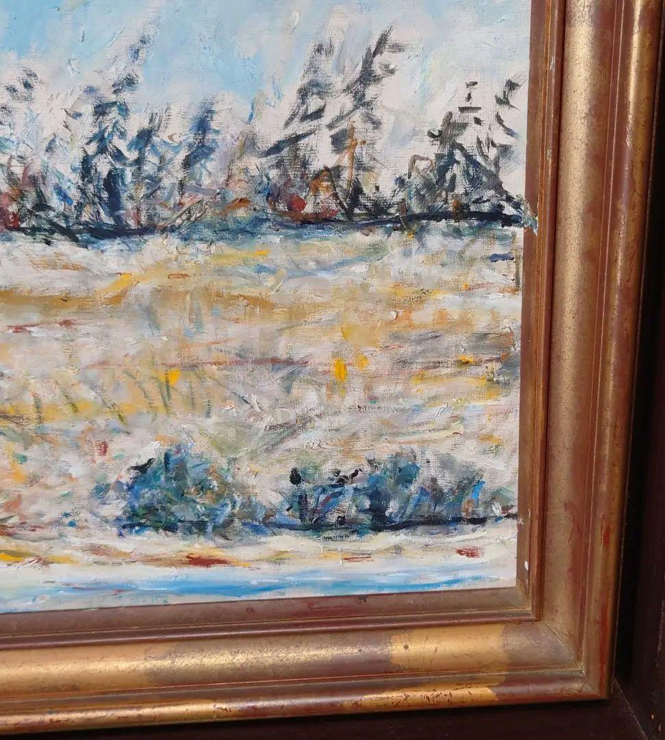 菅村武次郎作《丘陵秋景》