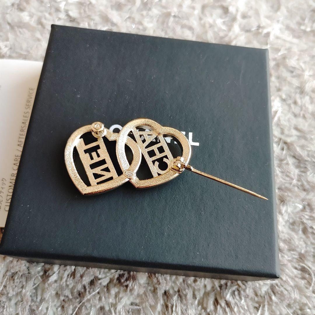 ハート ブローチ ゴールド