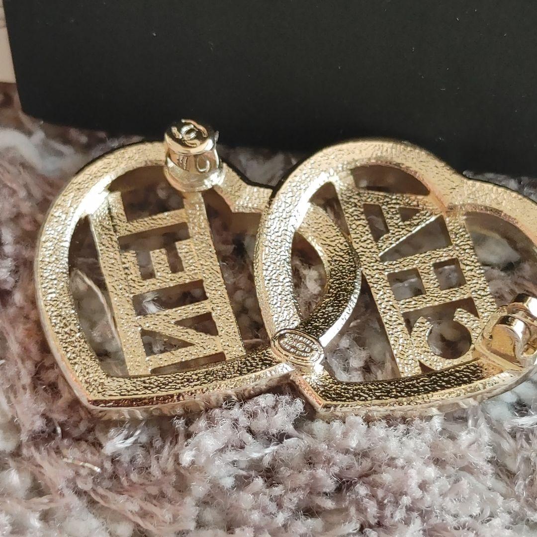 ハート ブローチ ゴールド