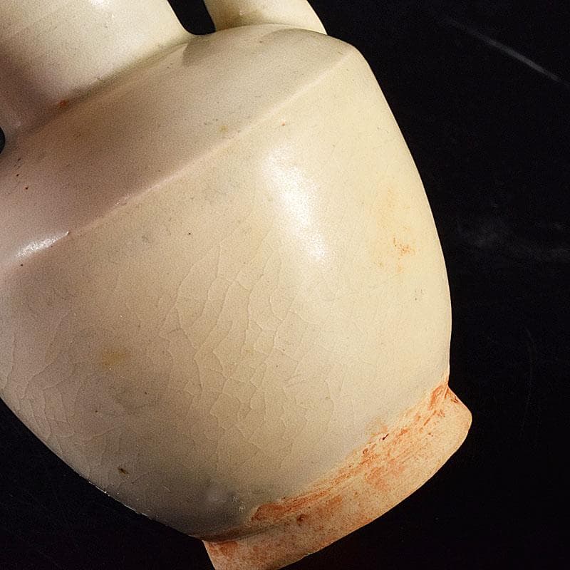 朝鮮美術　李朝　高麗白磁　水注瓶　V　R7909