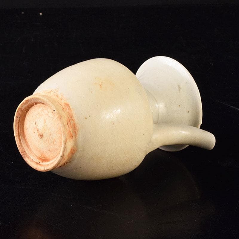 朝鮮美術　李朝　高麗白磁　水注瓶　V　R7909