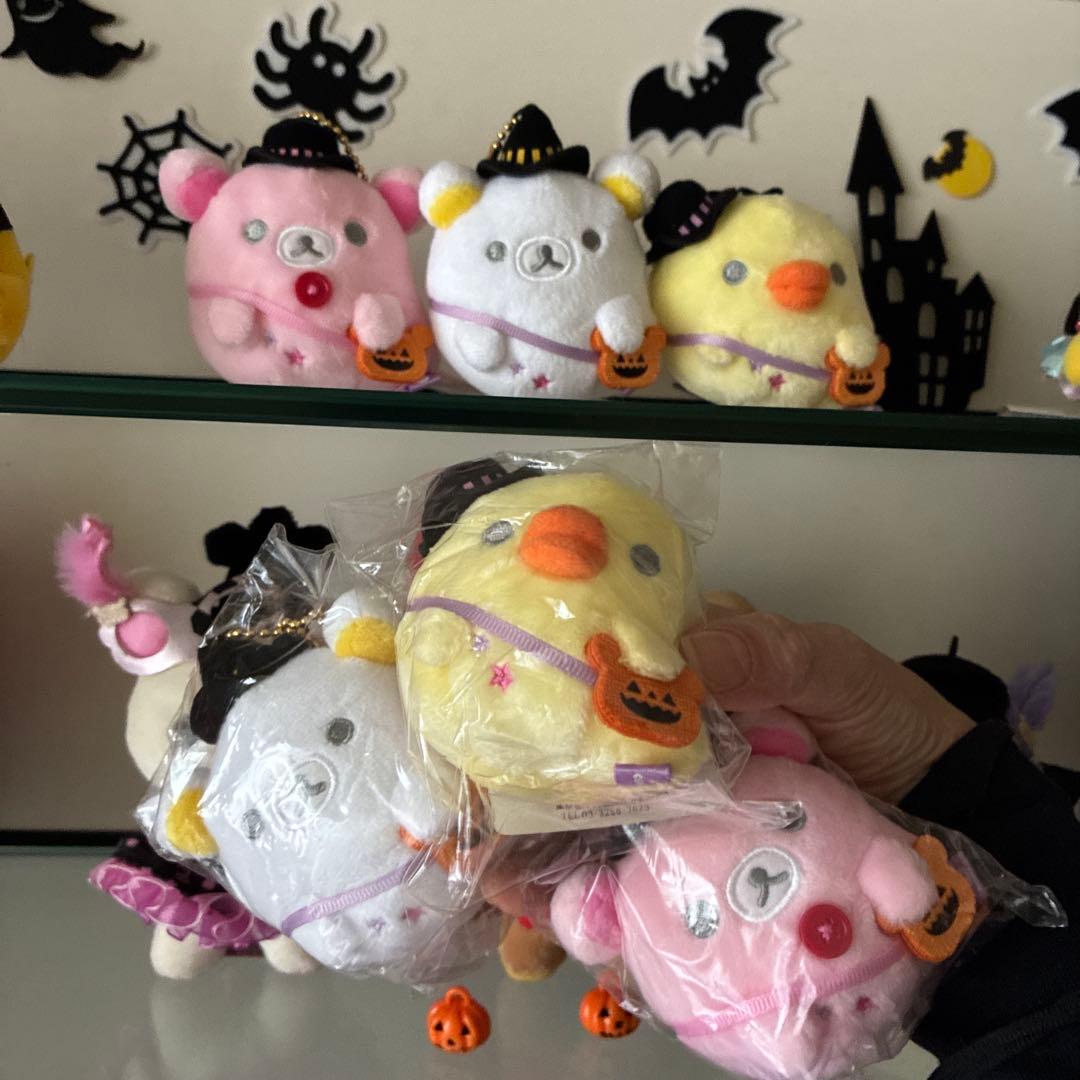 リラックマ　おばけ　ハロウィンぶら下げぬいぐるみセット　2016