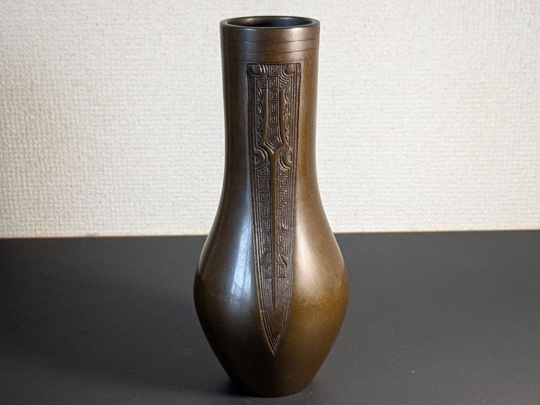 【お値引き】原叟好唐銅杓立　大西清右衛門　千家十職