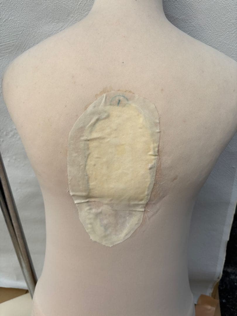 和装トルソー　べージュ着付けマネキン 和装ボディ女性用 　ファブリック