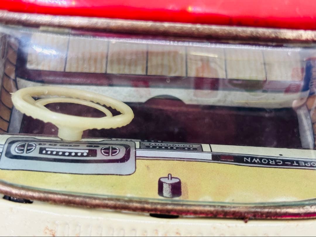 モ*ガ様 萬代屋バンダイ当時物ブリキトヨペットクラウンDX1964年発売赤箱シリ