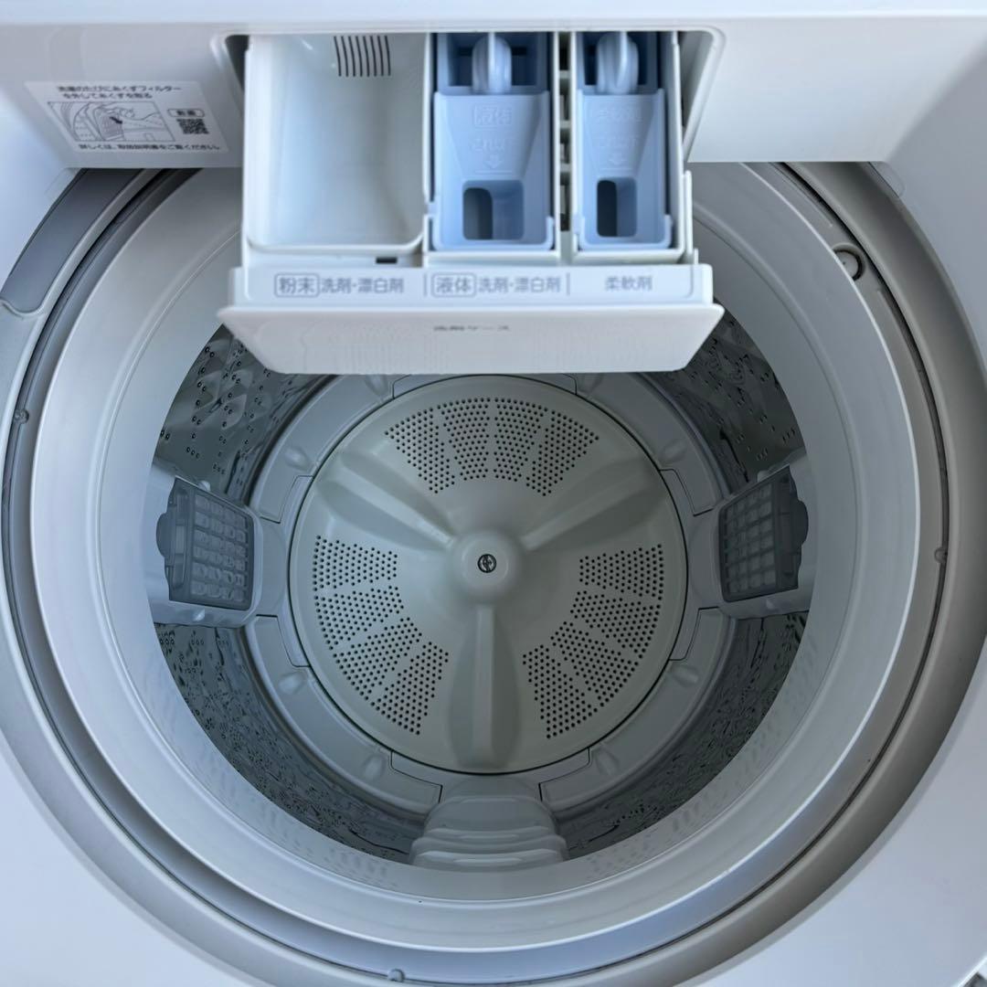 67⭐️2021年製★パナソニック　洗濯機 インバーター　8KG 一人暮らし