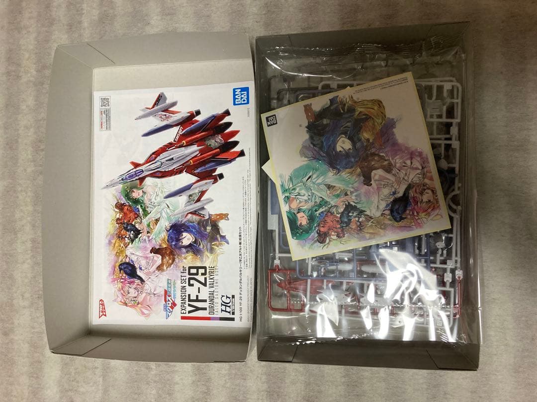 マクロスF HG デュランダル 拡張セット付き　YF-29 プラモデル