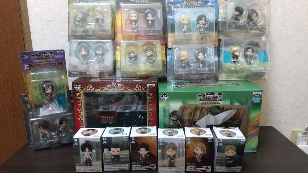 進撃の巨人一番くじ ちびきゅんキャラセットまとめ売り