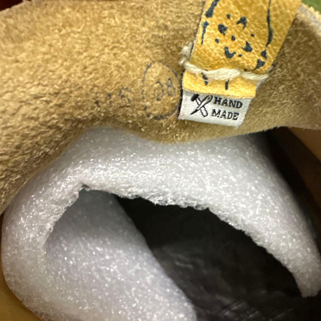 visvim CANOE MOC FOLK ハンドメイド ベージュ スエード