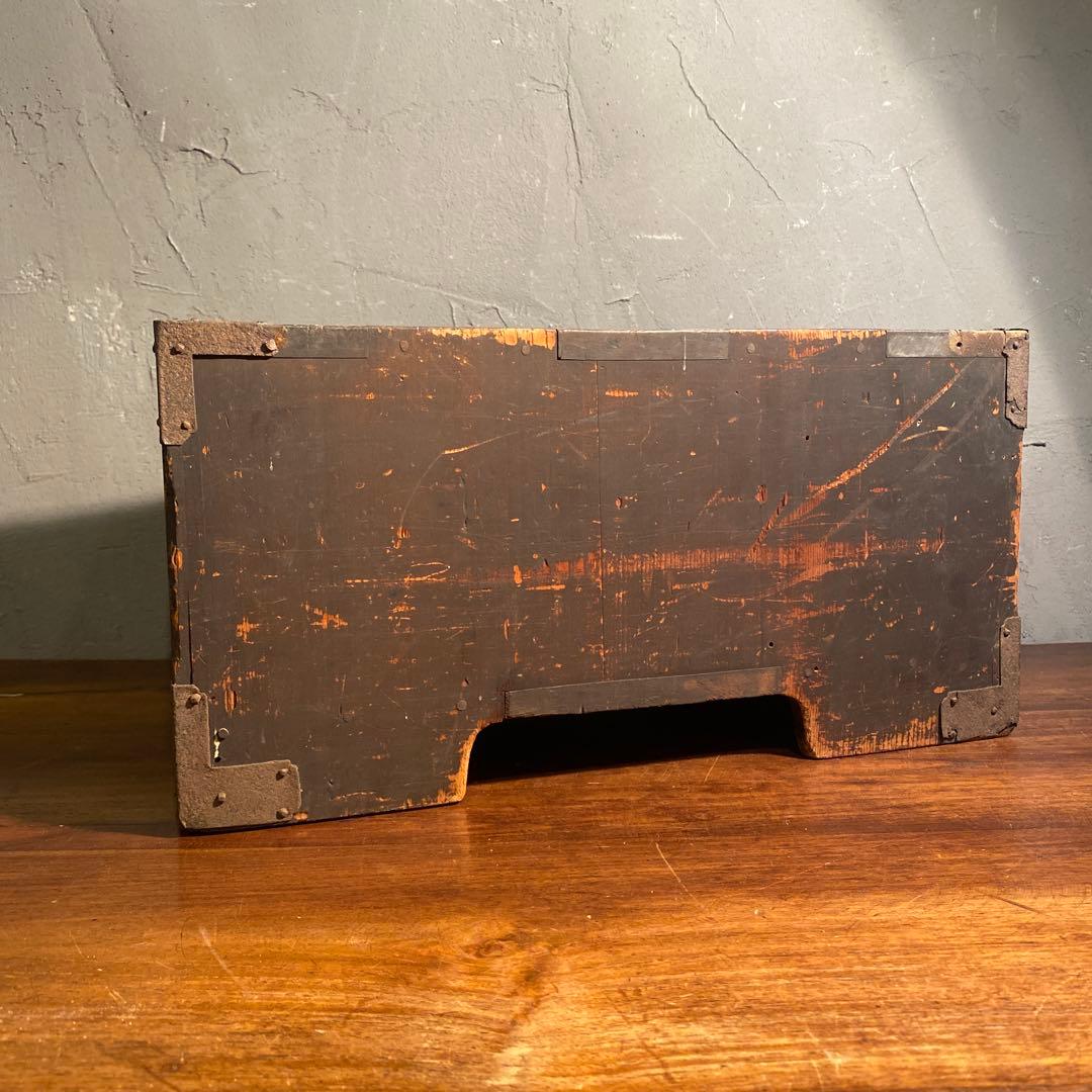 時代物 銭函 骨董品 船箪笥 古道具 小引き出し 古民家 幕末明治 アンティーク