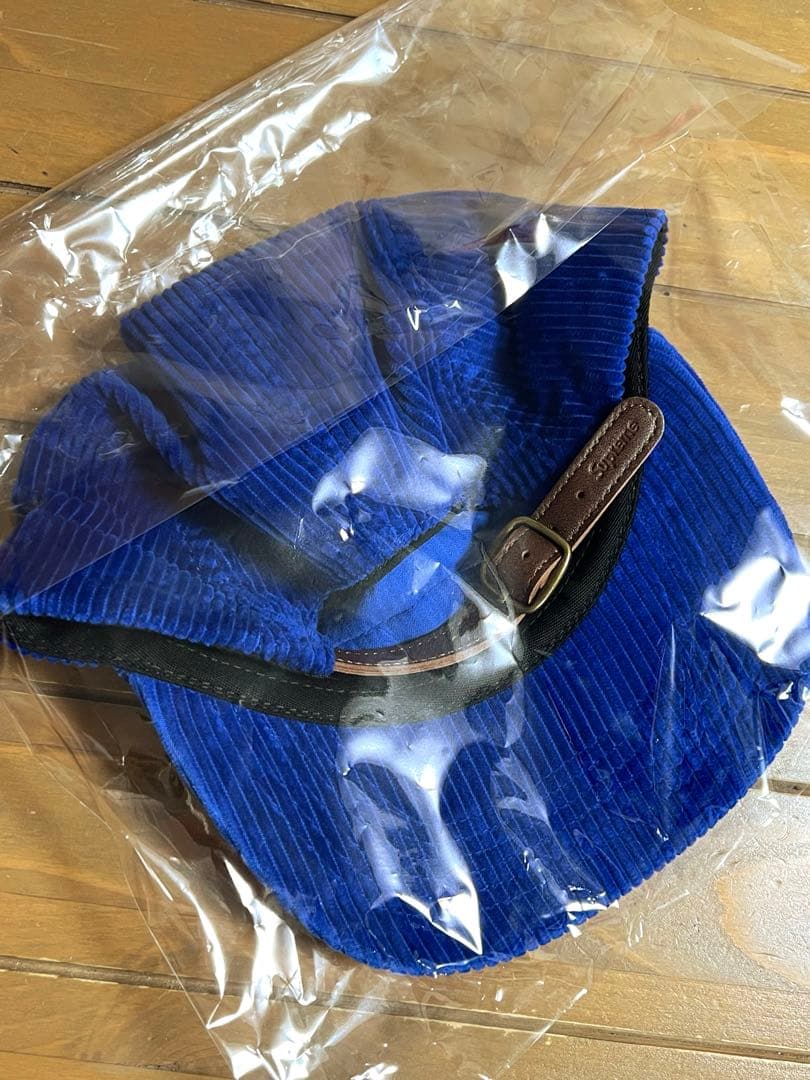 Supreme Corduroy Camp Cap コーデュロイキャップ 青