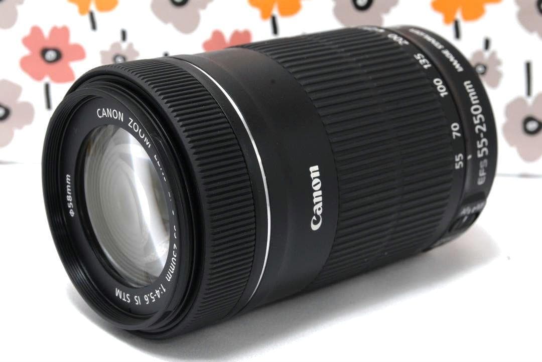 ❤Canon EF-S 55-250mm IS STM❤極美品❤大人気望遠レンズ